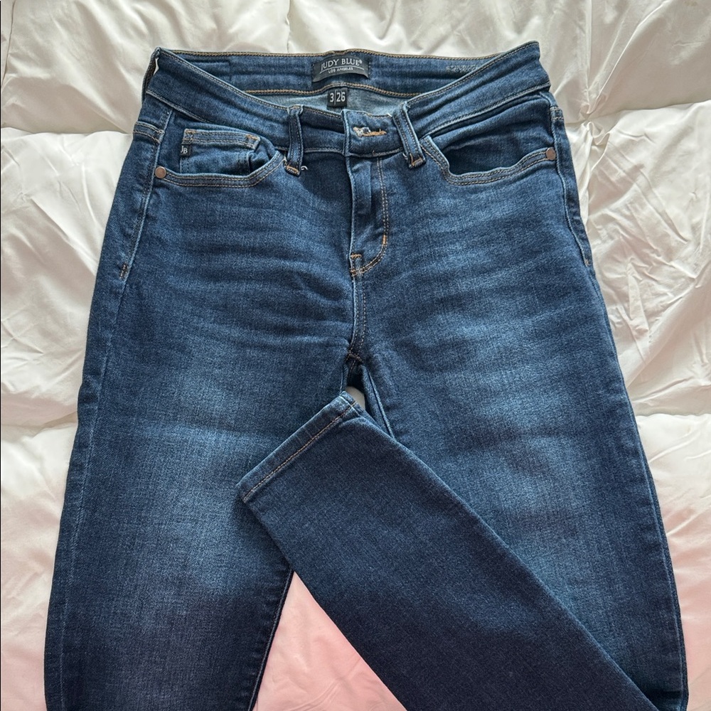 JUDY BLUE Women's Jeans - Dark Blue